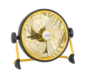 Arlec 40cm Rechargeable Outdoor DC Fan/120° Tilt Head/Variable Speed/USB Charger