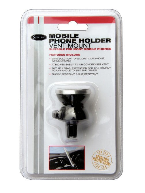 Car Mobile Phone Holder - Vent Attached/Suitable for most Mobiles