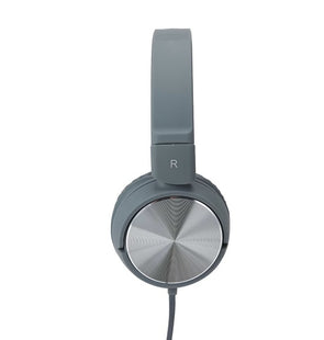 On-Ear Wired Headphones - Silver Look/Lightweight & Comfortable