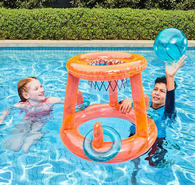 Inflatable Pool Hoops Game