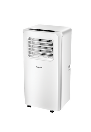 Euromatic 3.4KW White Portable Air Conditioner / 2 Fan Speeds / 24 Hours Timer