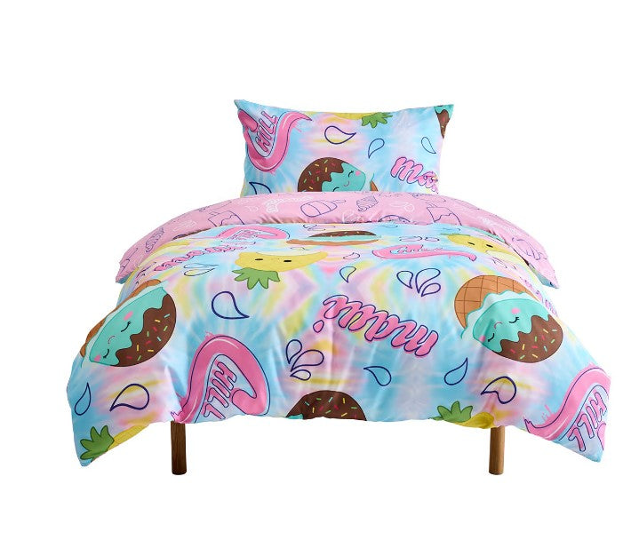 Squishmallows Quilt Cover Set Single Bed/Exclusive design TheITmart