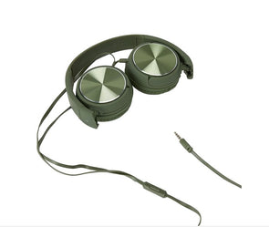 On-Ear Wired Headphones - Green / Lightweight & comfortable