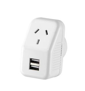 Arlec Compact Charger with Main Power Outlet