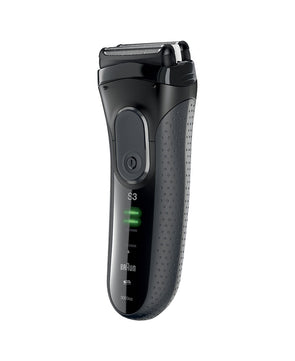 Barun Series 3 ProSkin Washable Electric Shaver Black with Clean & Charge Station
