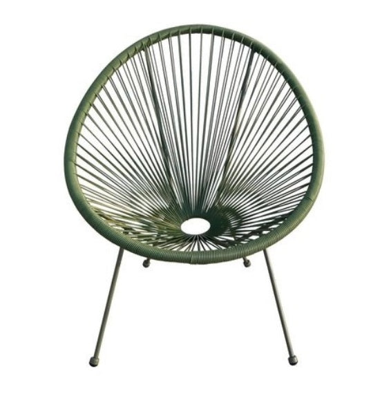 Marquee Olive Acapulco Chair / 110Kg Load Capacity/ Durable Steel Frame
