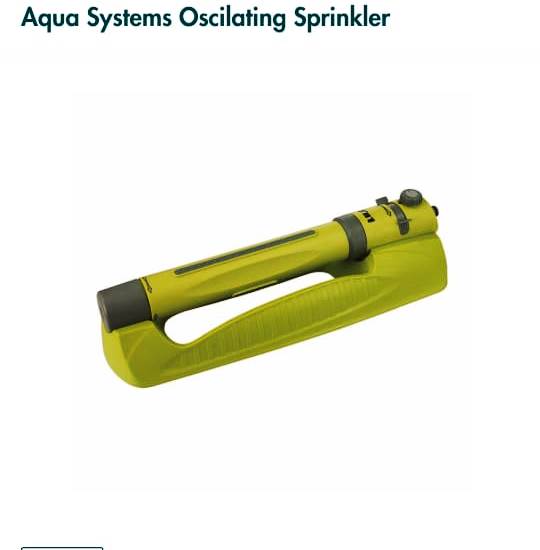 Aqua Systems Oscilating Sprinkler - DY7061
