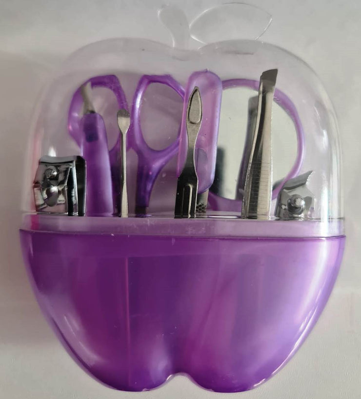 9 Piece Apple Manicure Set/Easy To Handle Beauty Manicure Tools Set