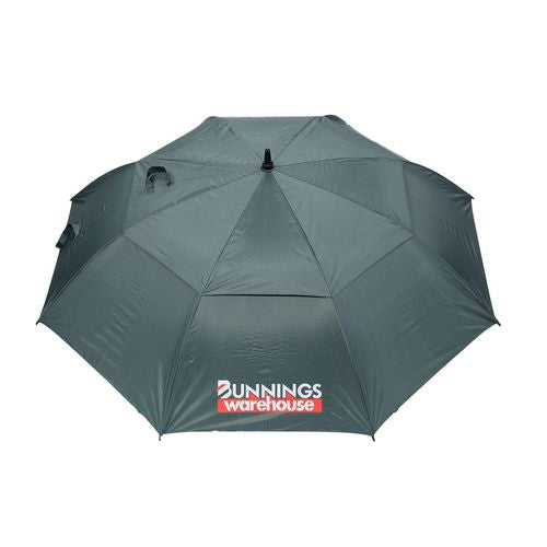 Bunnings Durable Golf Umbrella Green/ 137cm wide canopy / Ventilatio TheITmart