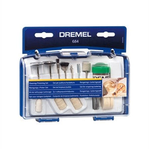 Dremel 20 Piece Cleaning /Polishing Accessory Set 684 / Blue