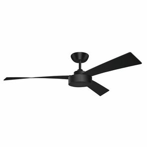 Brilliant 132cm 3 Blades Black Fairwind Ceiling Fan-21585/06 / Black