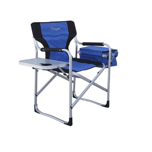 Marquee Director Foldable Chair With Cool Bag & Side Table / Keeps Food & Drinks Cool