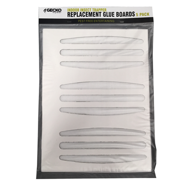 Gecko Sticky Glue Insect Trapper Glue Boards - 5 Pack