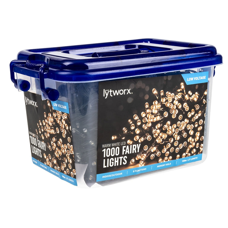 Lytworx Warm White 1000 Pack LED Fairy Party Lights