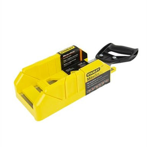 Stanley 12" 305mm Mitre Box With Saw / Yellow