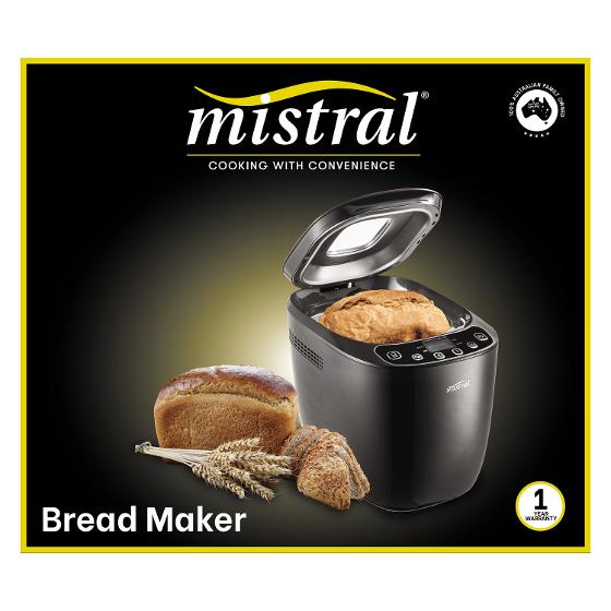 Mistral Bread Maker Black TheITmart