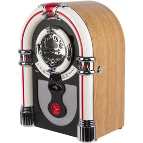 Retro Jukebox CD Player & Bluetooth/Wooden Housing /AUX/FM Radio