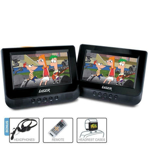 Laser 7" In-Car DVD Player / with Bonus inclusions*