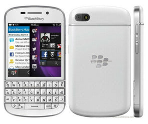 BLACKBERRY Q10 QWERTY keyboard Cell phone 8MP/16GB/2GB Unlocked White