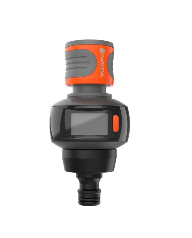 GARDENA AquaCount Digital Water Meter/Easy to read Screen Rated to 1200 kPa - TheITmart