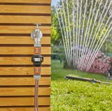 GARDENA AquaCount Digital Water Meter/Easy to read Screen Rated to 1200 kPa - TheITmart