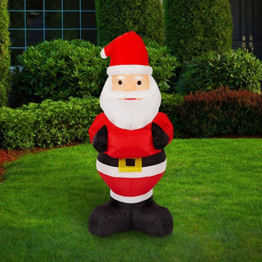 Lytworx 120cm Festive Inflatable Santa/ Suitable for Indoor or Outdoor