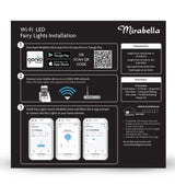 Mirabella Genio Low Voltage Christmas Wi-Fi 500 LED String Lights - Cool White - TheITmart