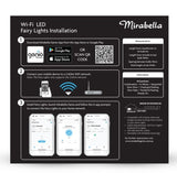 Mirabella Genio Christmas Low Voltage Wi-Fi 500 LED String Lights - Multicoloured