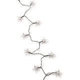 Mirabella Christmas Solar Powered 30 LED Star String Lights - Cool White