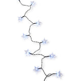 Mirabella Christmas Solar Powered 30 LED Star String Lights - Cool White