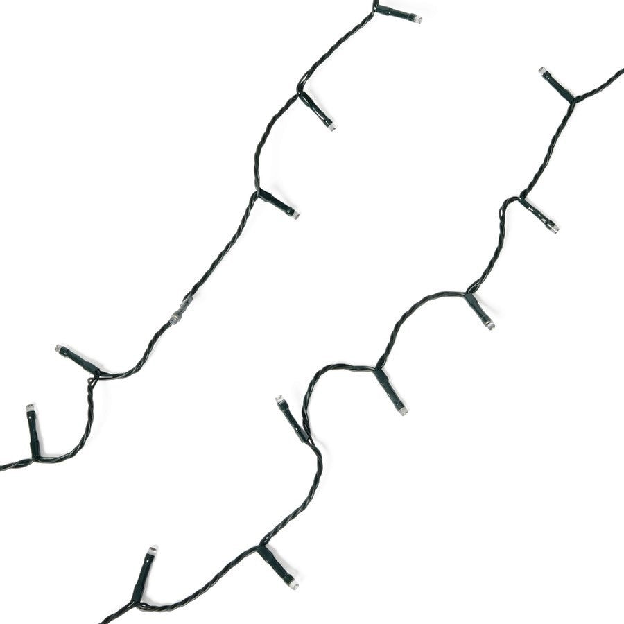 Mirabella Christmas 11.9m Solar Powered 600 LED Icicle Lights - Cool White