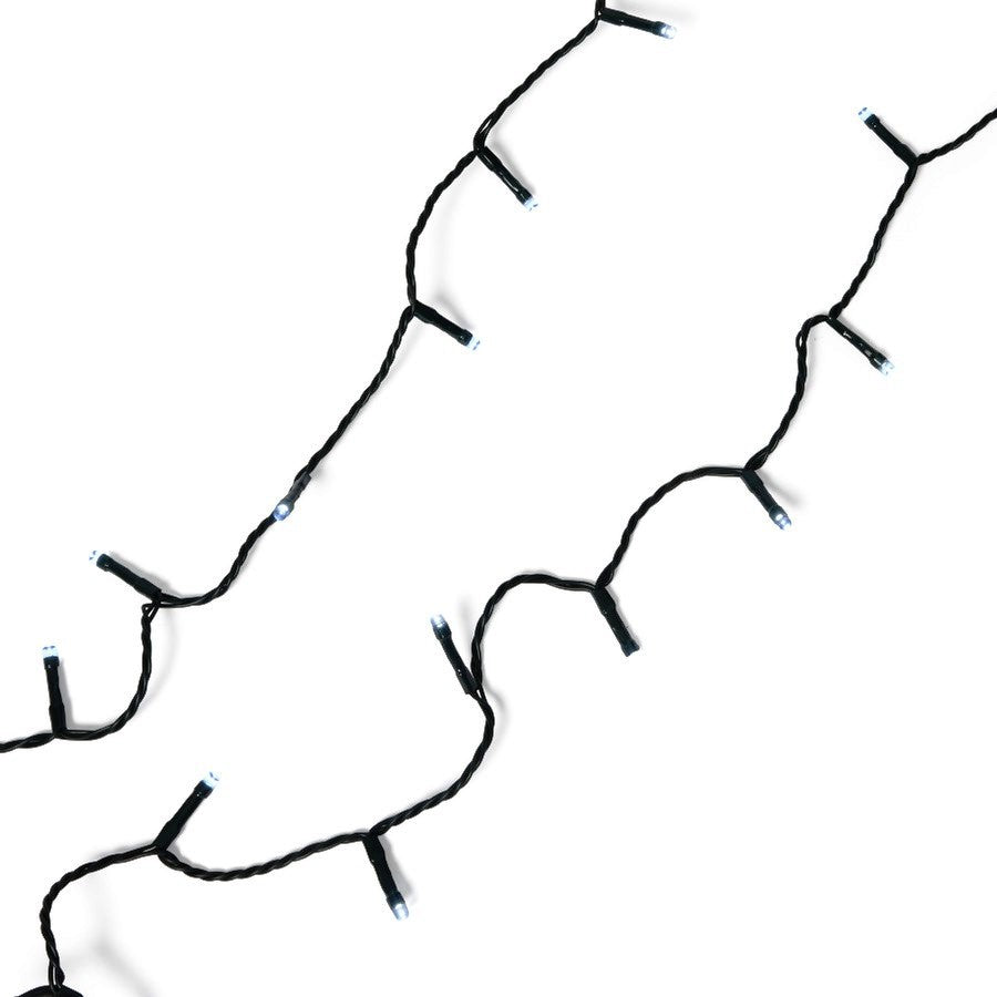 Mirabella Christmas 11.9m Solar Powered 600 LED Icicle Lights - Cool White