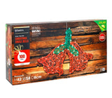 Lytworx Festive Xmas Solar 100 LED Green/Red Christmas Jingle Bells