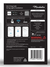Mirabella Genio Christmas Wi-Fi 160 Pixel LED String Lights