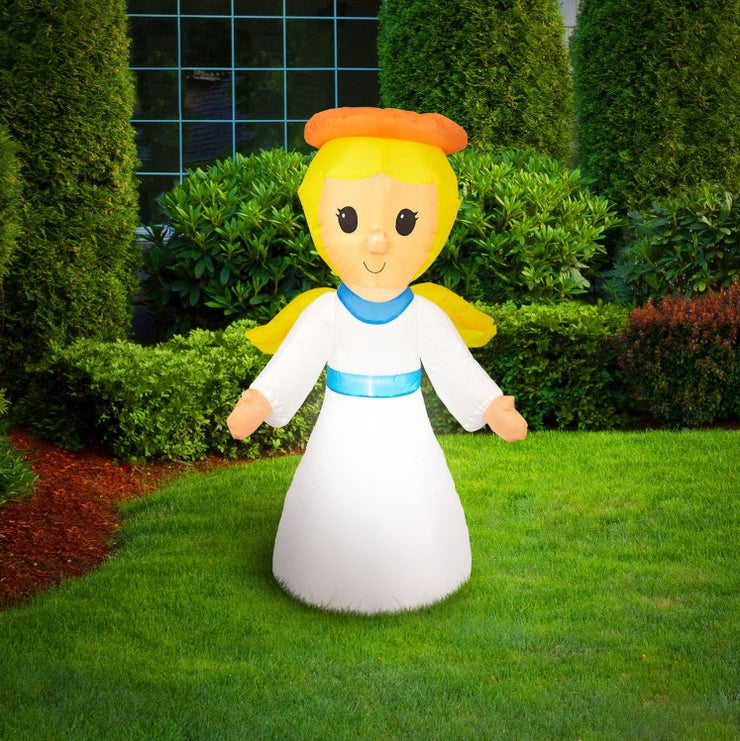 Lytworx 1.2m Festive Inflatable Angel/Low Voltage/Indoor or Outdoor ...