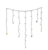 Mirabella 2.4m Warm White 87 LED Halloween Spider Icicle Lights