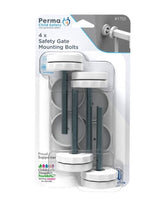 Perma Child Safety Gate Rotary Pressure Mounting Bolts Easy Installation  4 Pack