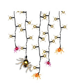 Mirabella 2.4m Warm White 87 LED Halloween Spider Icicle Lights