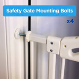 Perma Child Safety Gate Rotary Pressure Mounting Bolts Easy Installation  4 Pack