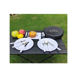 13 Piece All Set 2 Person Picnic Set/Perfect for Camping, Picnic and Hiking - TheITmart