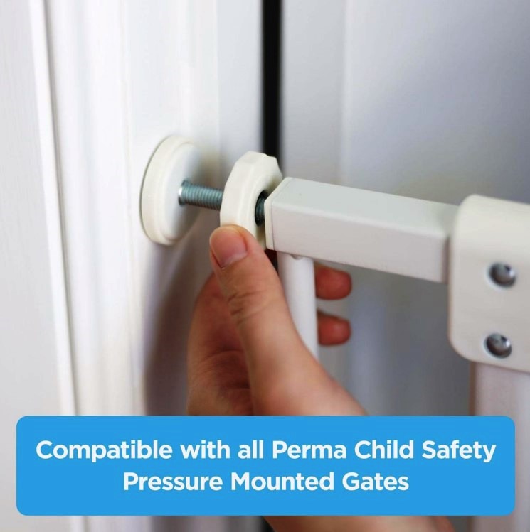 Perma Child Safety Gate Rotary Pressure Mounting Bolts Easy Installation  4 Pack