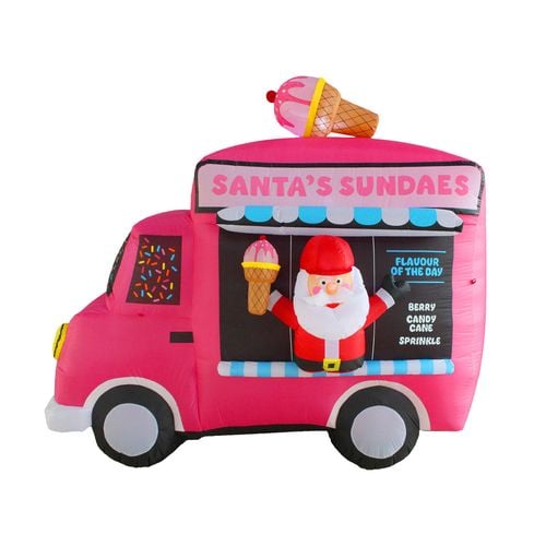 Mirabella Santa's Sundae Truck Inflatable / I005760 - TheITmart