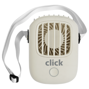 Click Rechargeable Neck Fan - RNF-3/ Three Speed Settings