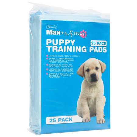 25 Pack Puppy Toilet Training 60 x 60 cm Pads - TheITmart