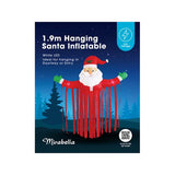 Mirabella 1.9m Hanging Santa LED Inflatable