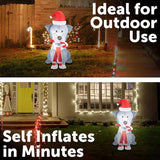 Arlec Festive Inflatable 1.5M  Low Voltage Schnauzer/Ideal for Outdoor