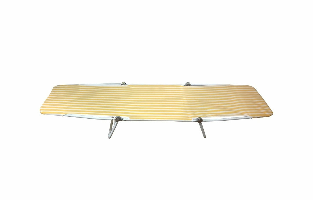 Marquee Outdoor Adjustable Folding Sunlounge- Yellow - TheITmart