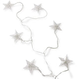 Mirabella Christmas Solar Powered LED Hanging Star Lights - Multicolour