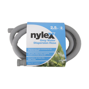 Nylex 22mm x 2.5m Grey Water Dispersion Hose