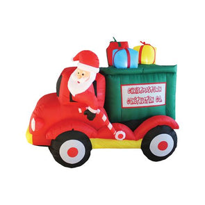 Mirabella 2.1m Inflatable LED Santa's Tip Truck